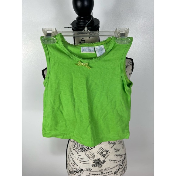 Vintage Basic Editions 4T Green tank top - Picture 1 of 4